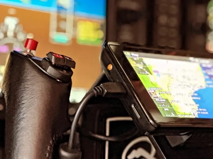 Cockpit em manutenção